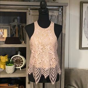 Lace Racerback Tank